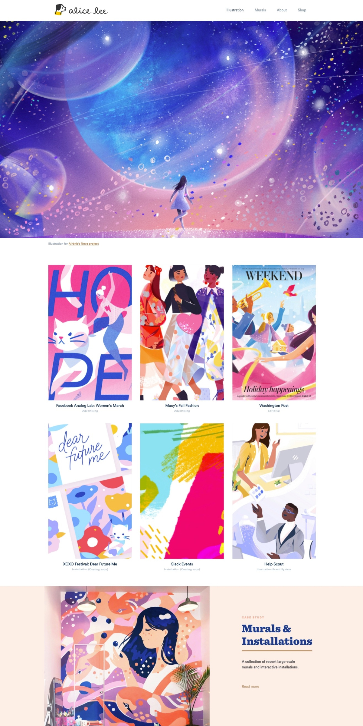 Alice Lee illustrator portfolio - creative portfolio