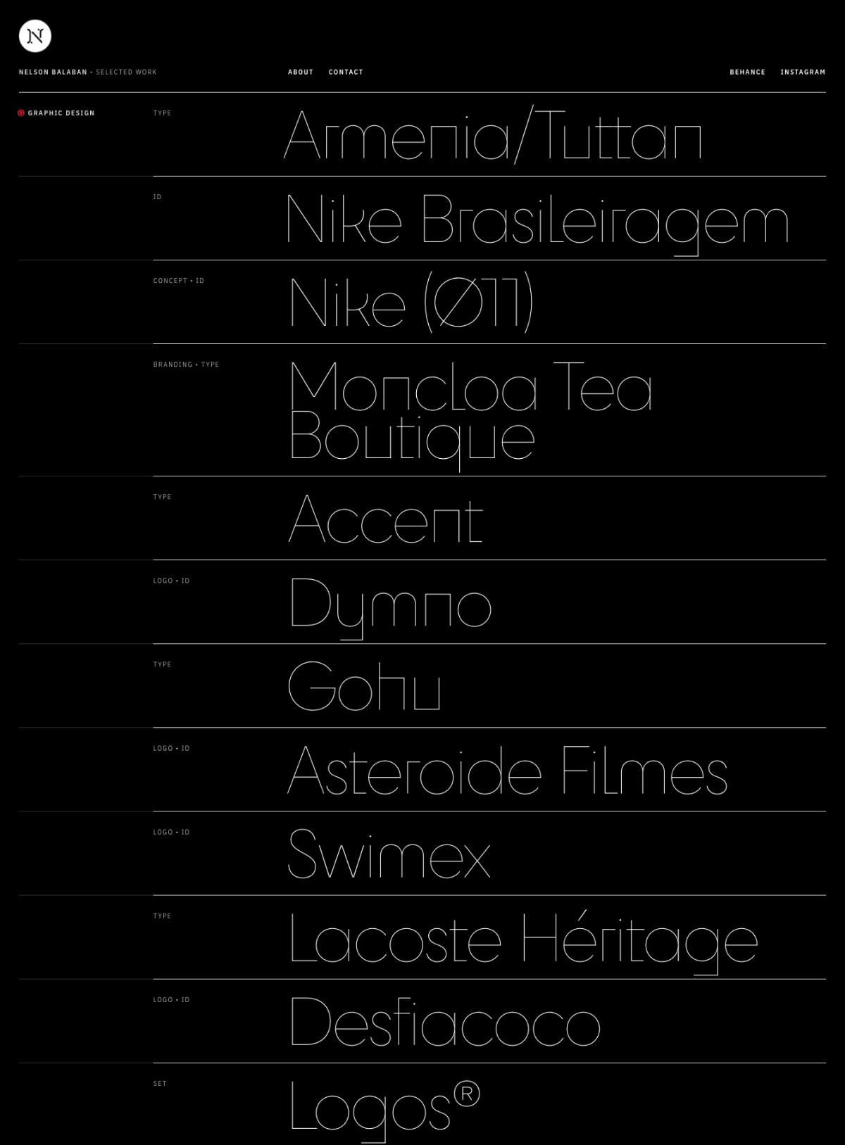 Nelson Balaban creative designer portfolio - creative portfolio