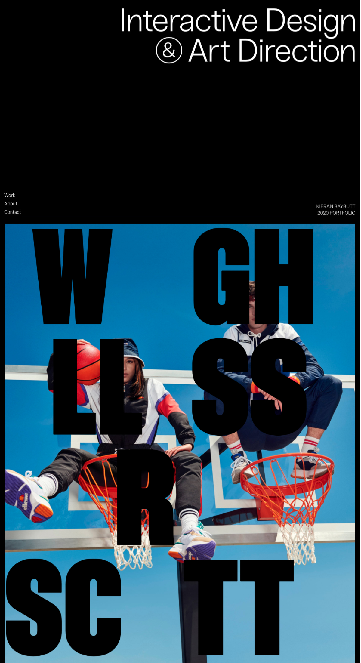 Kieran Baybutt interaction designer portfolio - creative portfolio