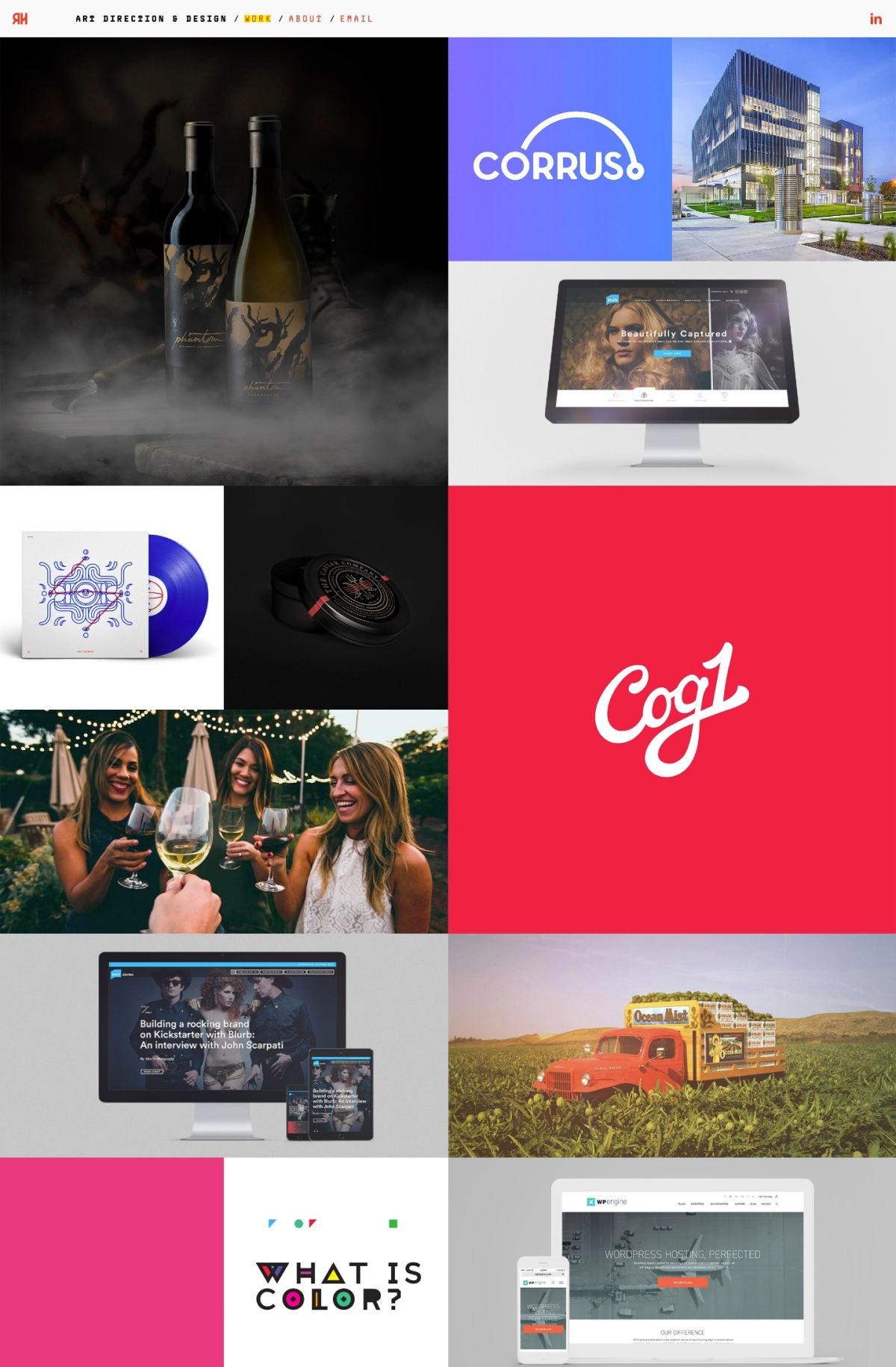 Ryan Huntsinger interaction designer portfolio - creative portfolio