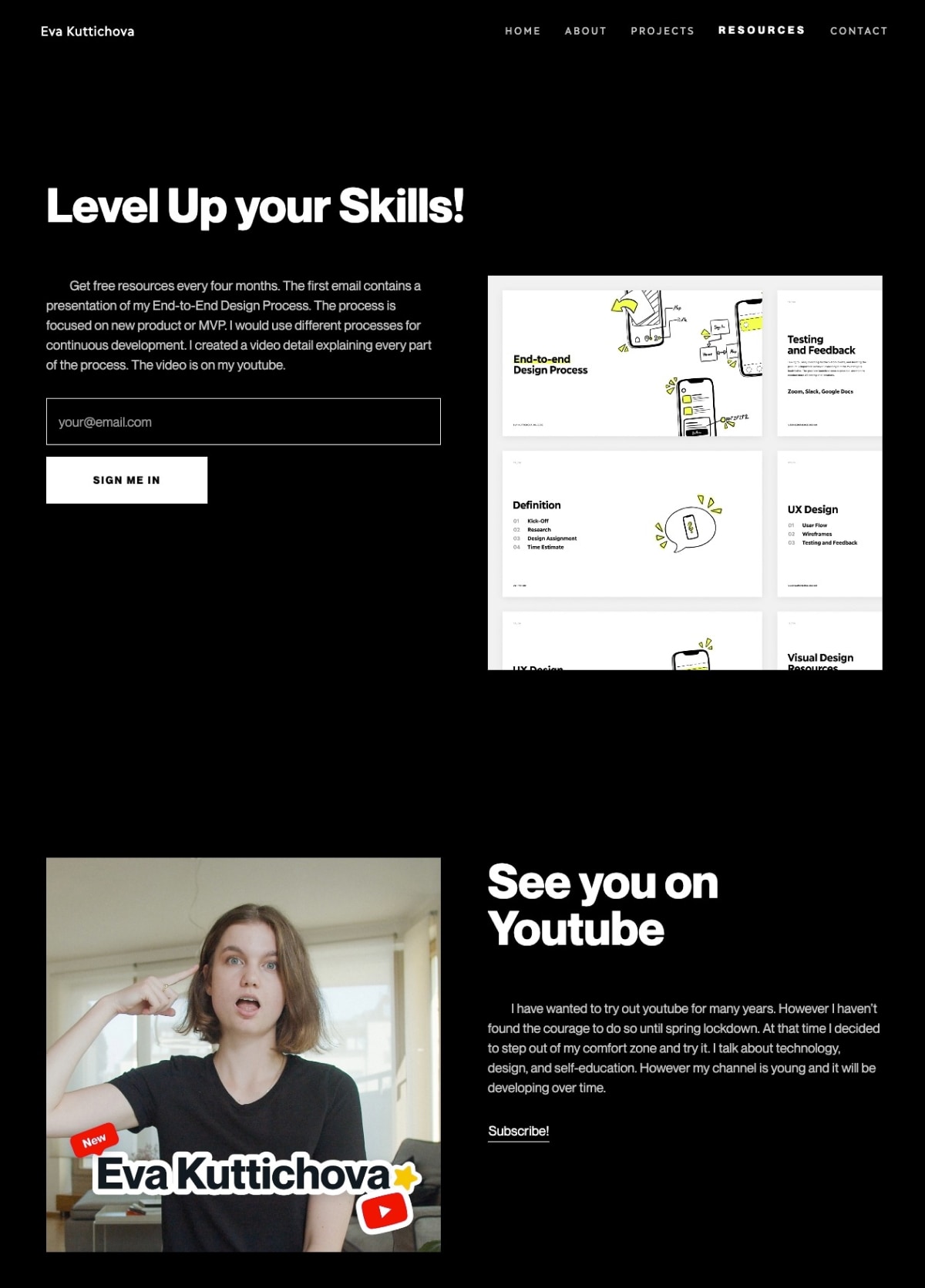 Eva Kuttichova ux & product designer portfolio - creative portfolio