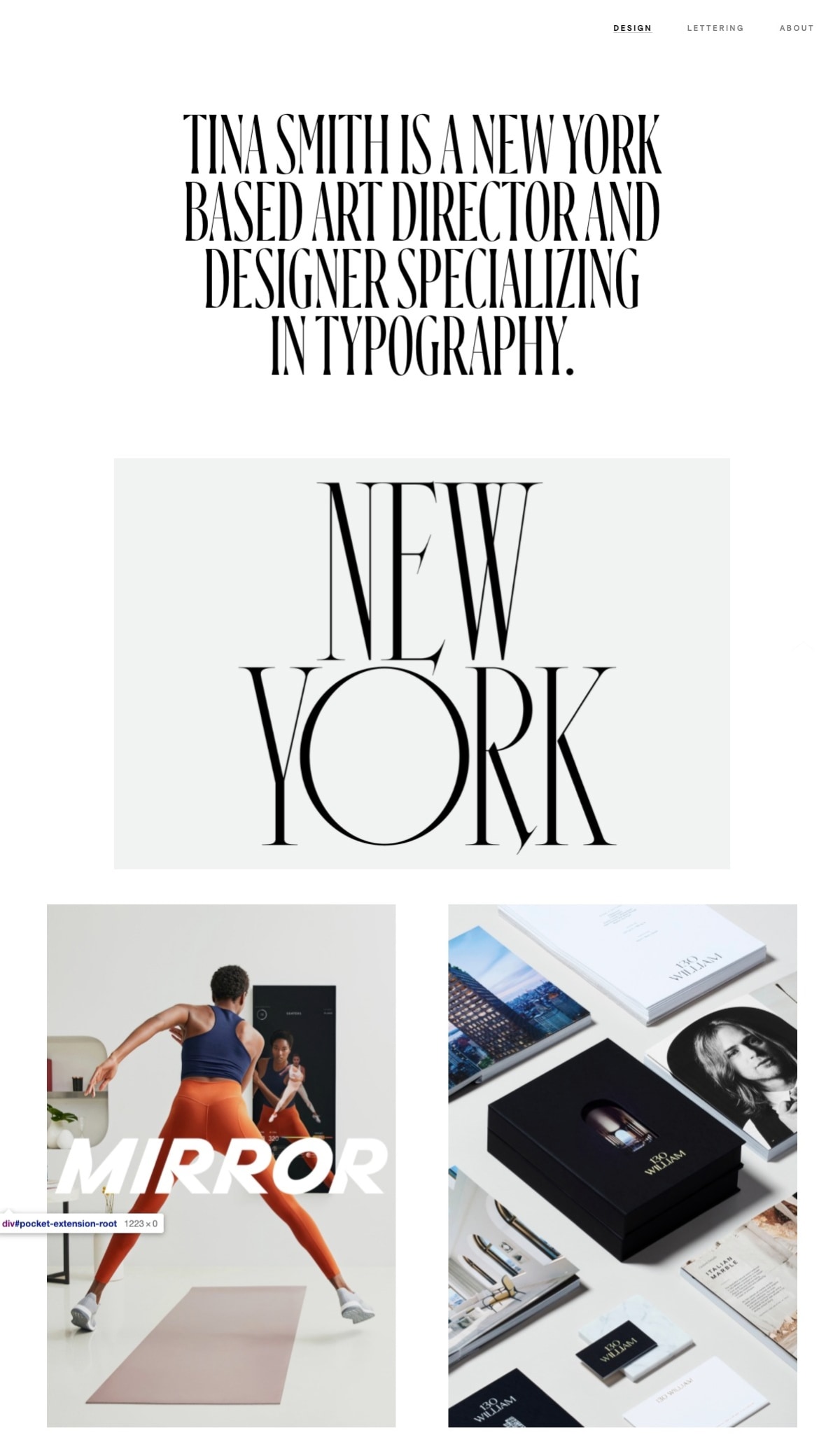 Tina Smith creative designer portfolio - creative portfolio