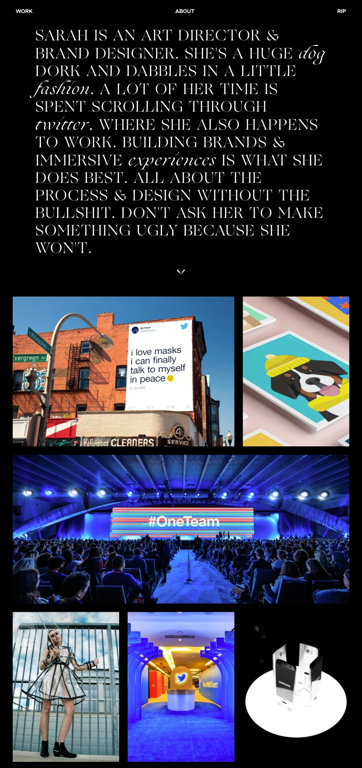 Sarah Becker creative designer portfolio - creative portfolio