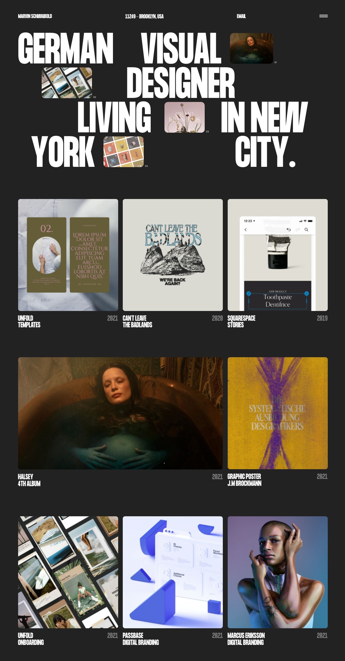 Marvin Schwaibold creative designer portfolio - creative portfolio