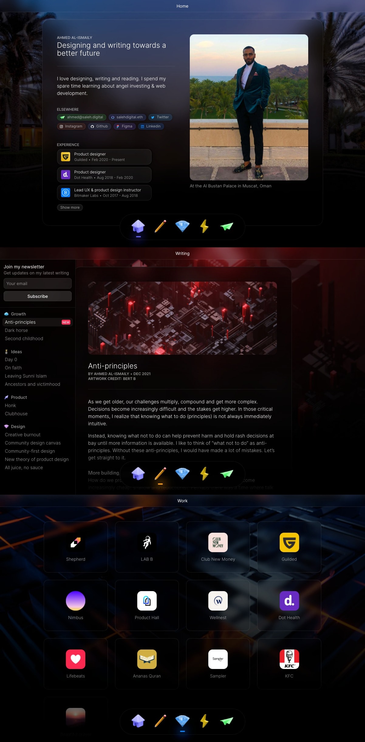 Ahmed Al Ismaily ux & product designer portfolio - creative portfolio