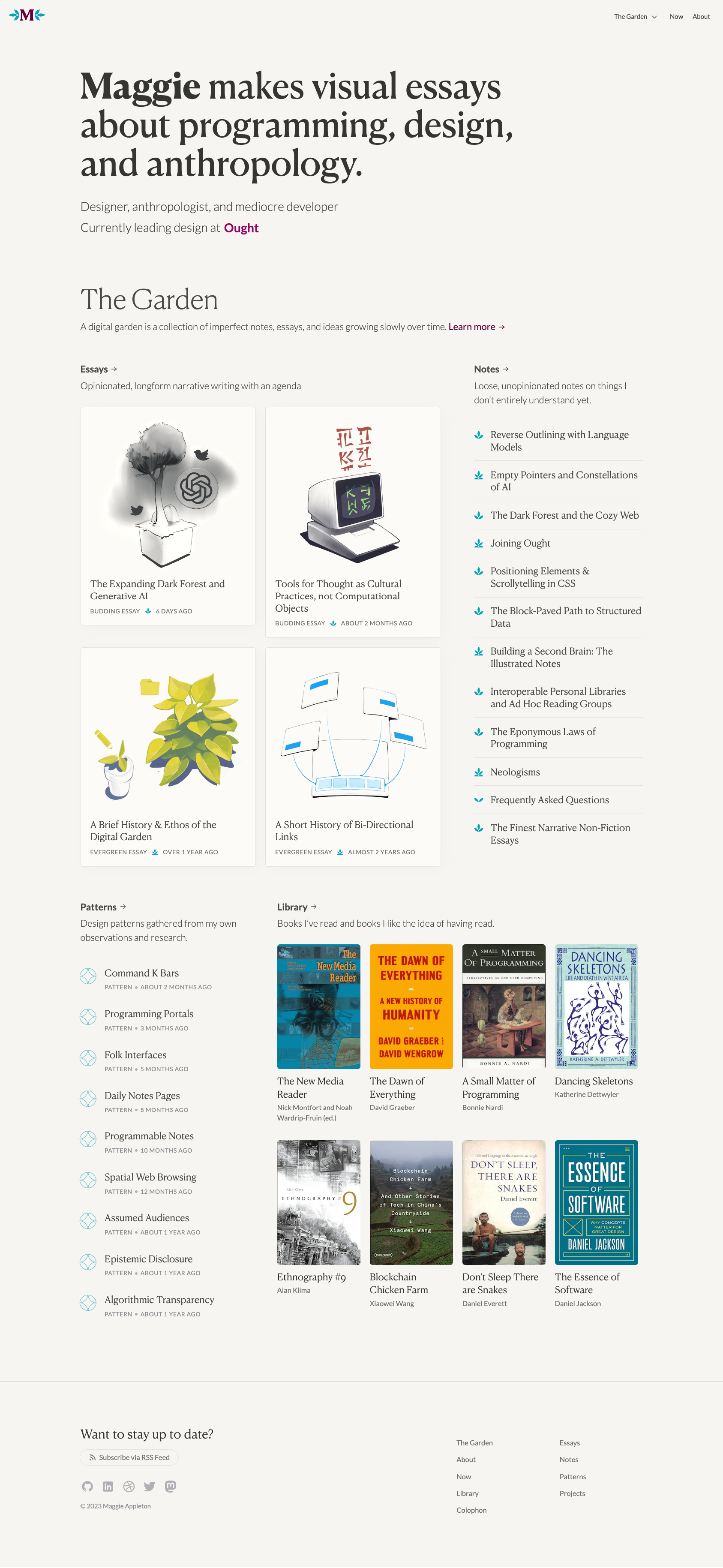 Maggie Appleton ux & product designer portfolio - creative portfolio