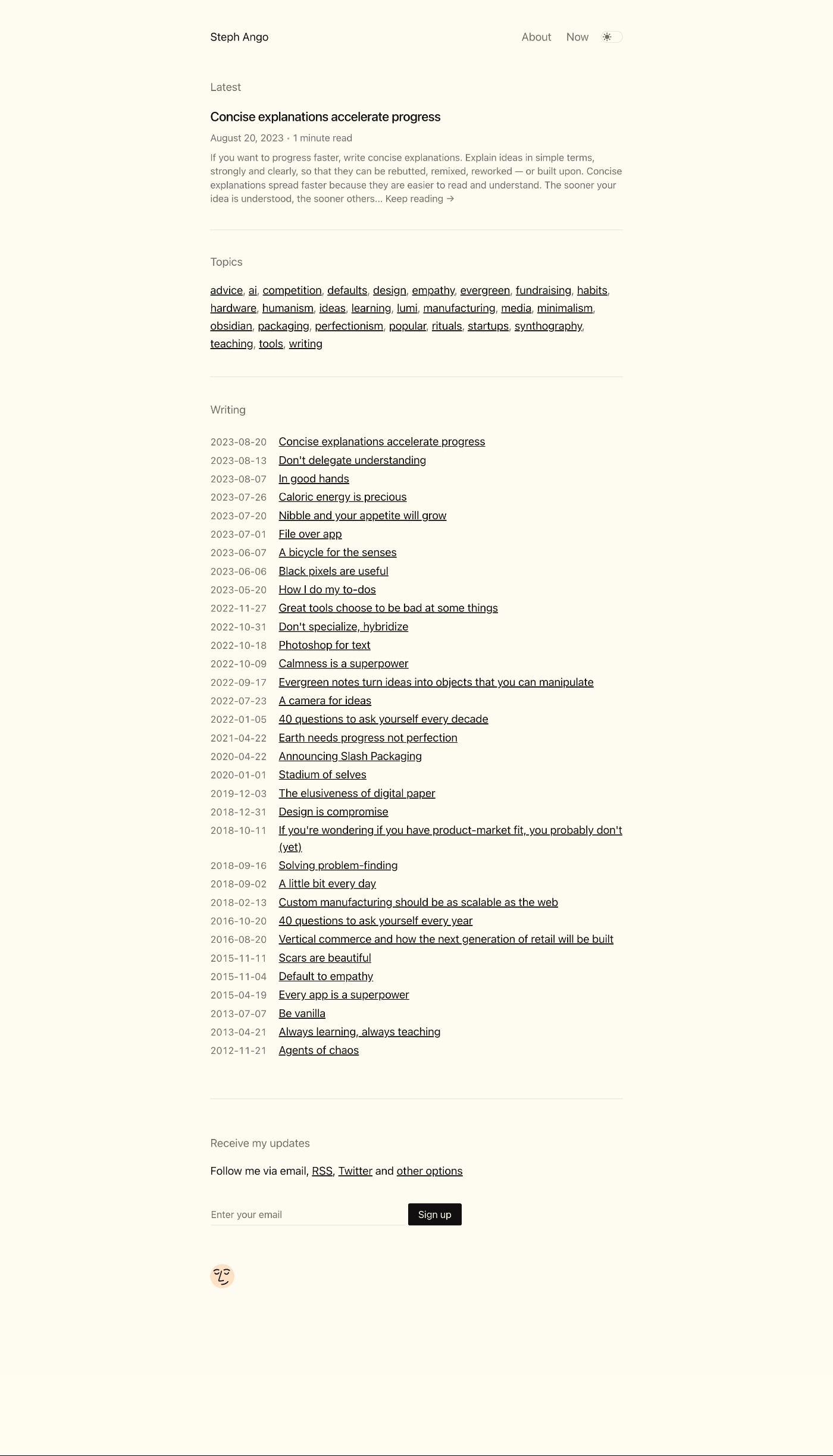 Steph Ango ux & product designer portfolio - creative portfolio