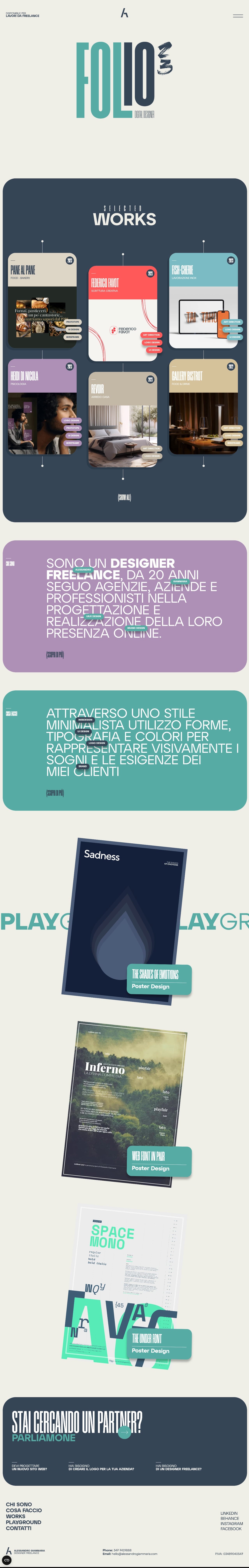 Alessandro Giammaria brand designer portfolio - creative portfolio