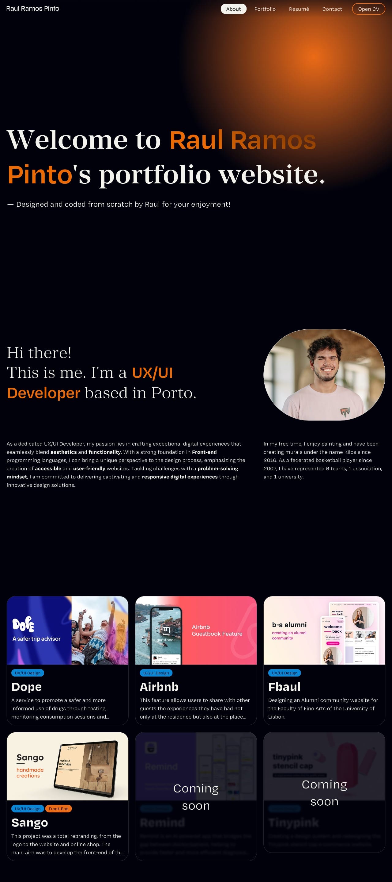 Raul Ramos Pinto creative designer portfolio - creative portfolio