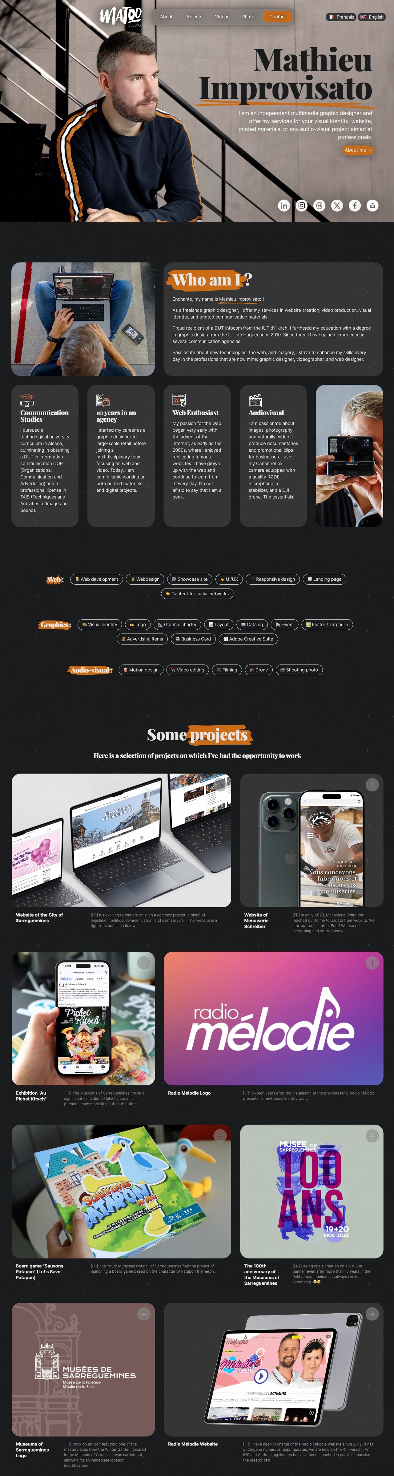 Matoo Studio creative designer portfolio - creative portfolio