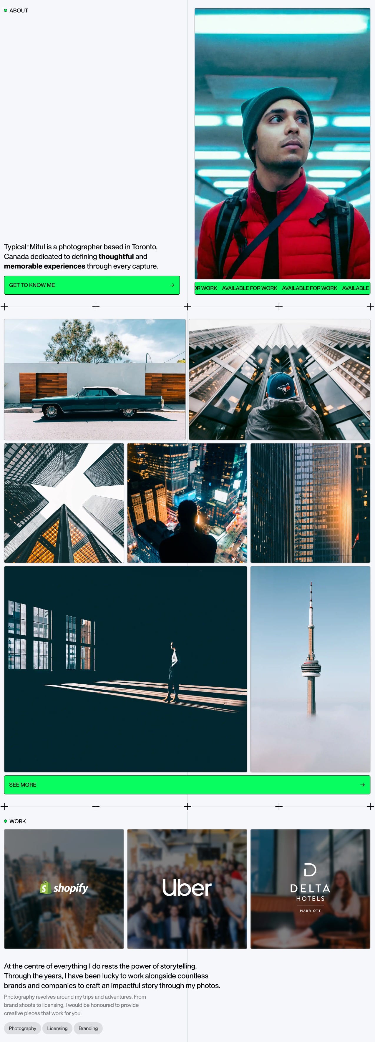 Mitul photographer portfolio - creative portfolio