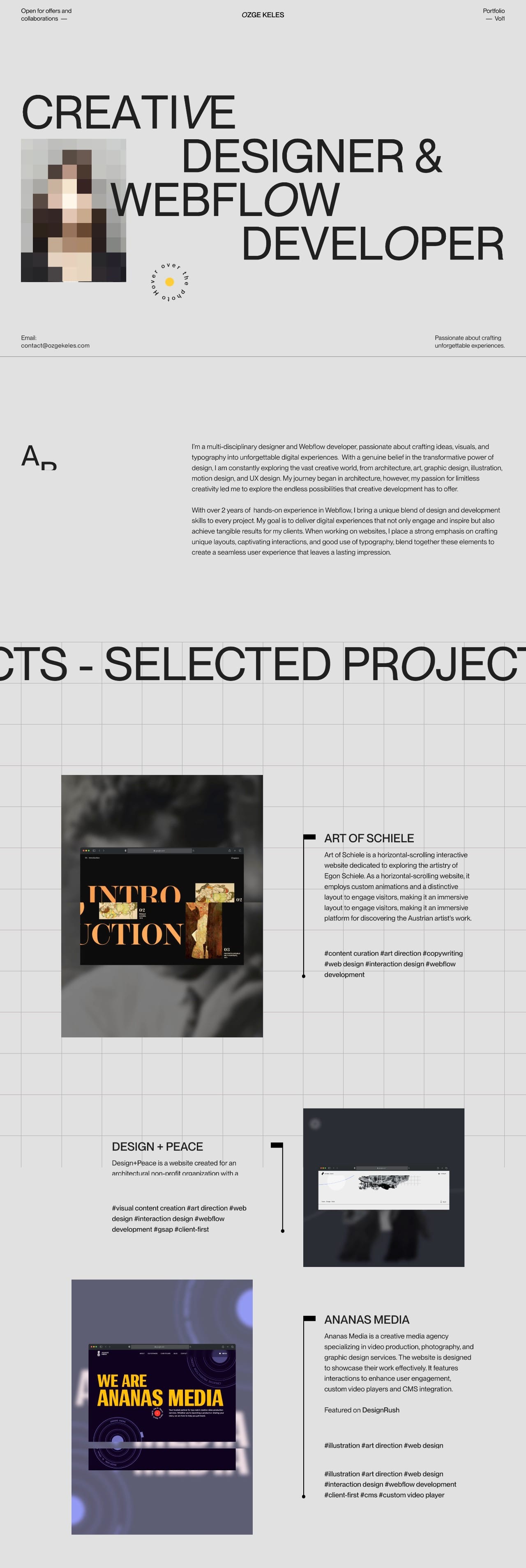 Ozge Keles creative designer portfolio - creative portfolio