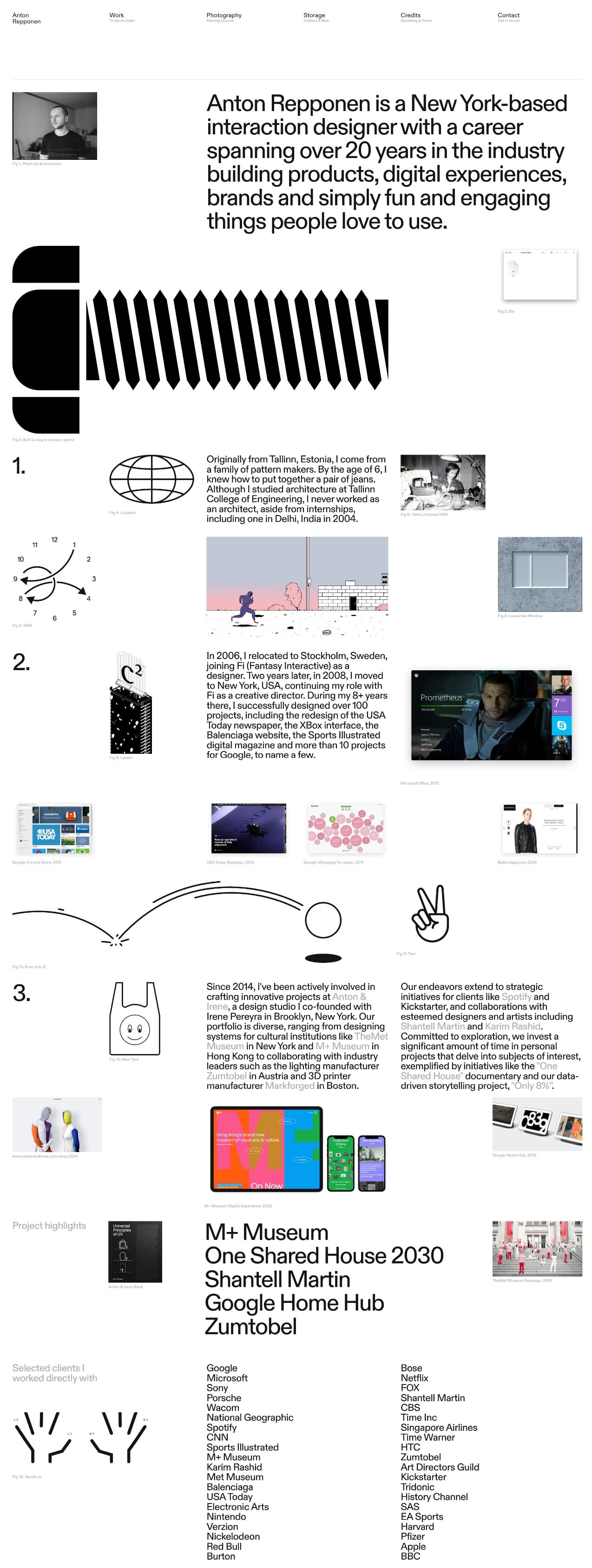 Anton Repponen interaction designer portfolio - creative portfolio