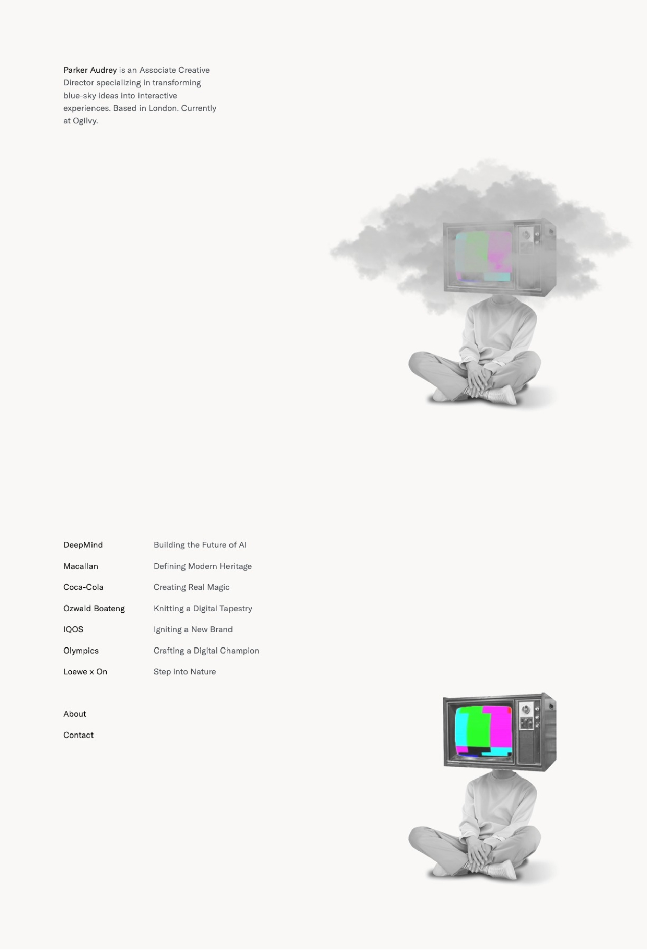 Parker Audrey creative designer portfolio - creative portfolio