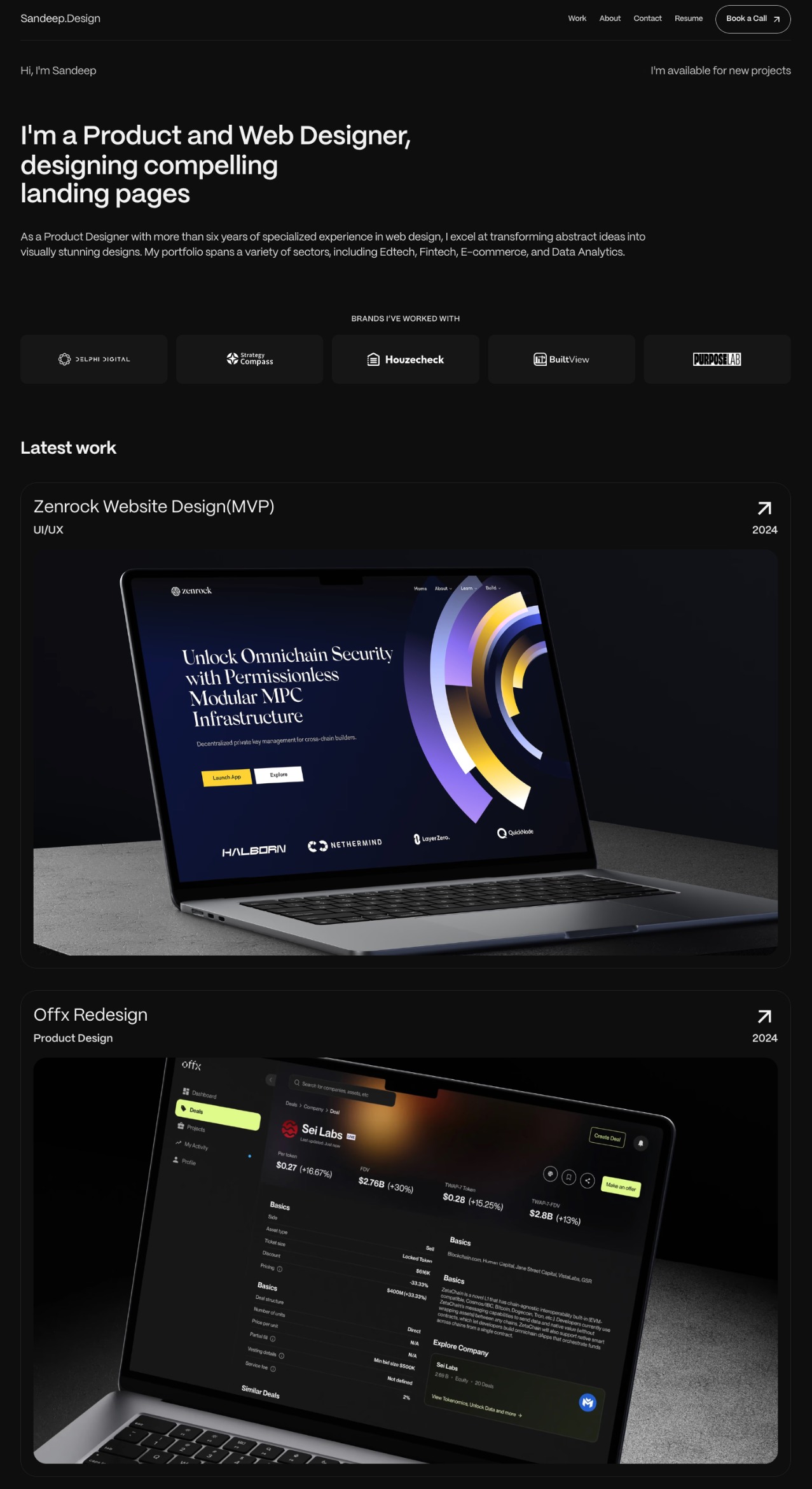 Sandeep ux & product designer portfolio - creative portfolio
