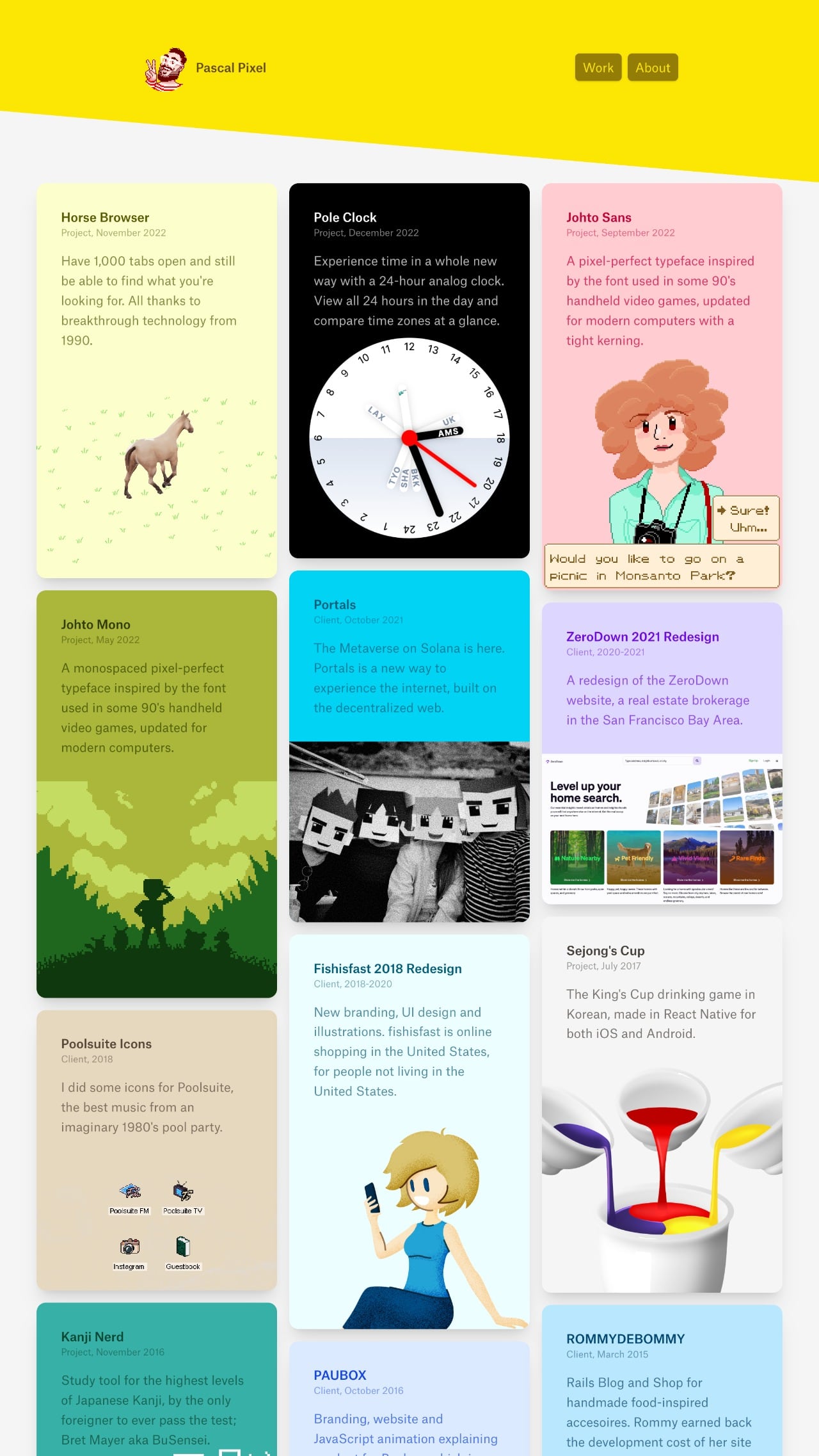 Pascal Pixel ux & product designer portfolio - creative portfolio