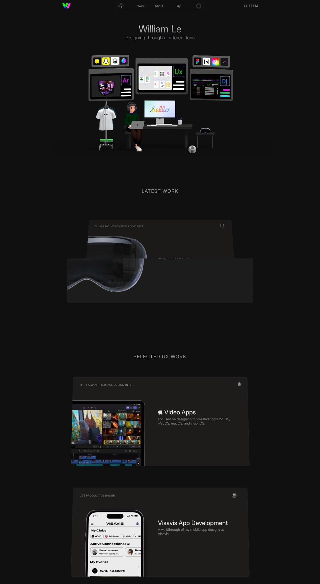 William Le ux & product designer portfolio - creative portfolio