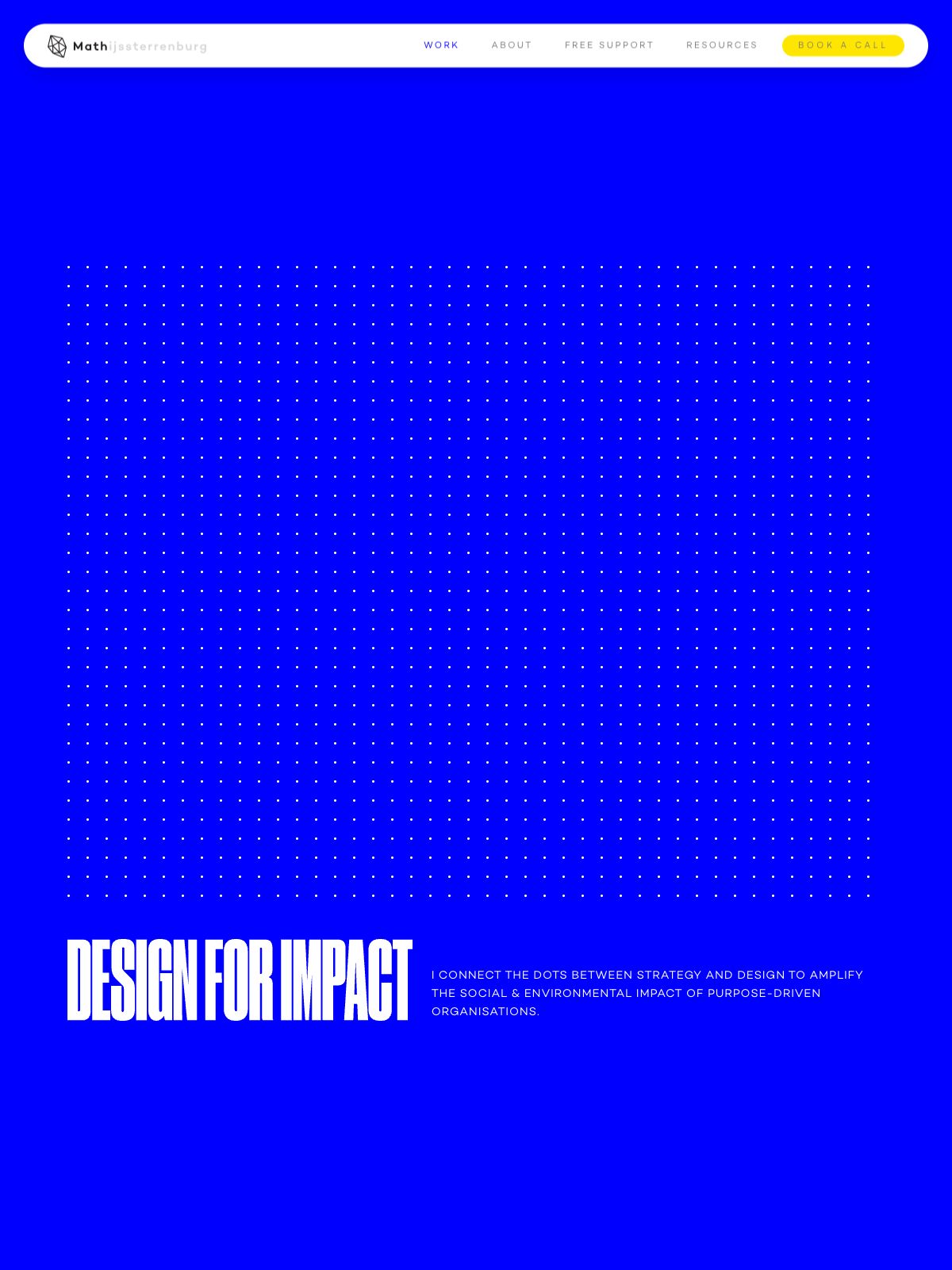 Mathijs Sterrenburg creative designer portfolio - creative portfolio