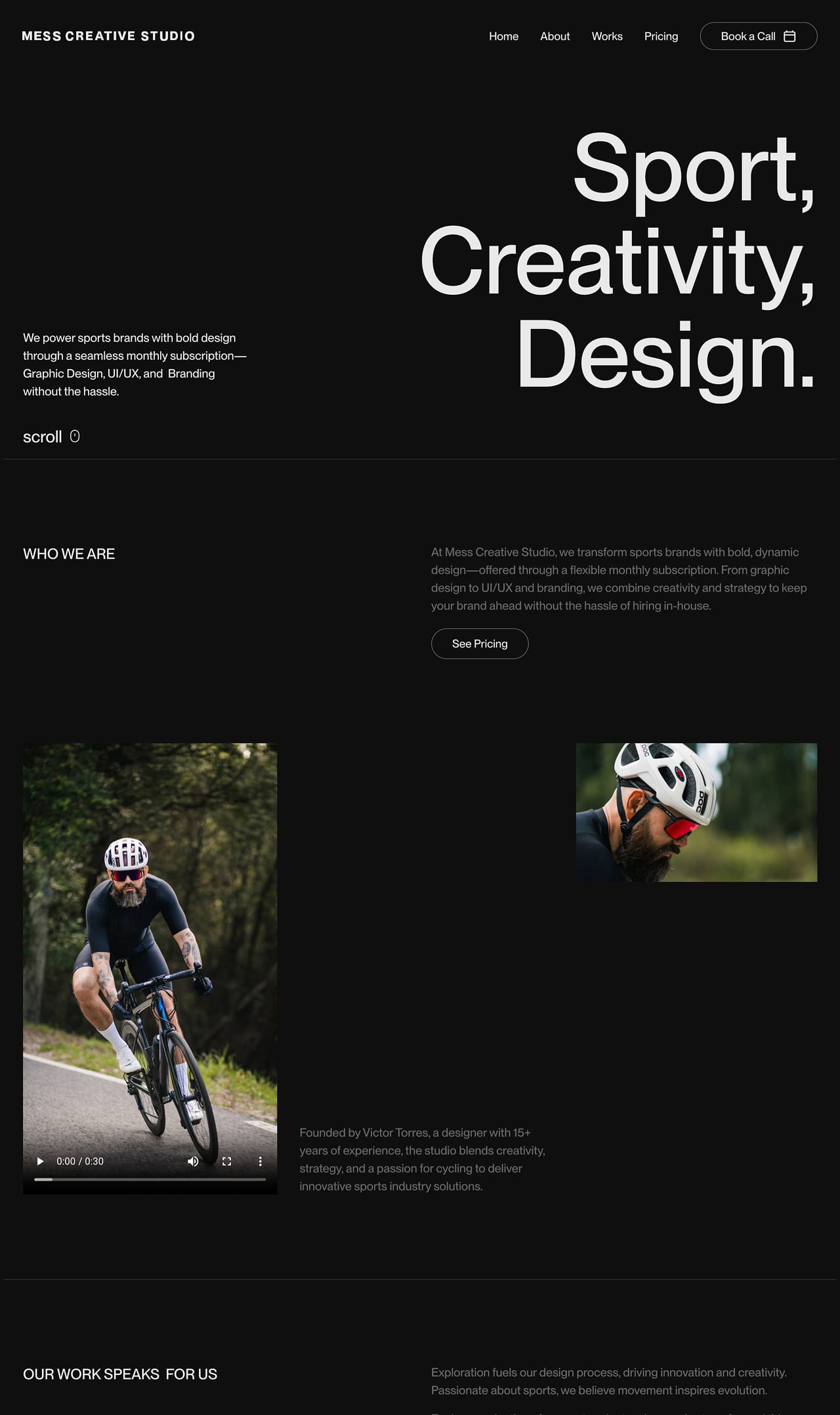 Mess Creative Studio brand designer portfolio - creative portfolio