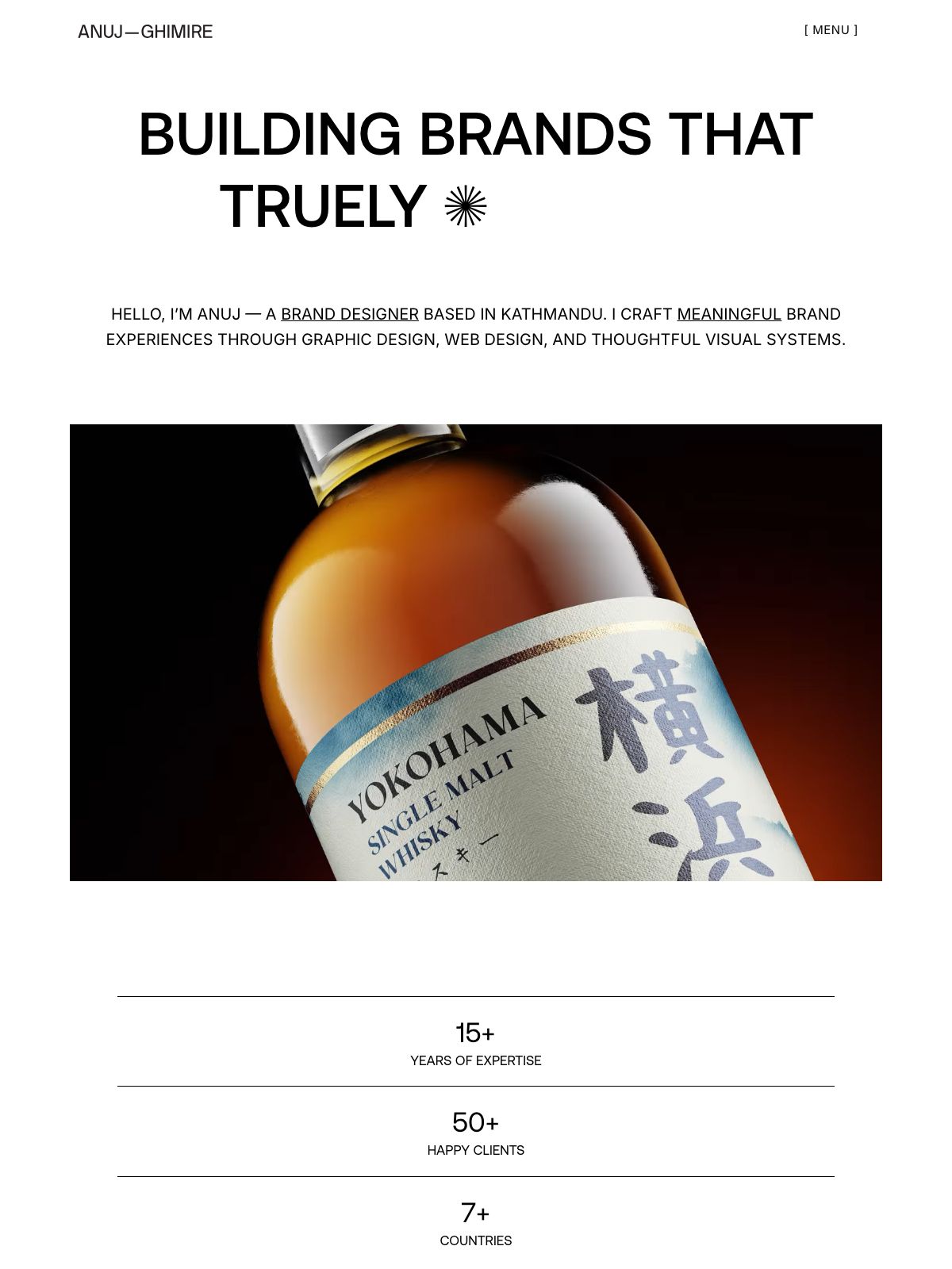 Anuj brand designer portfolio - creative portfolio