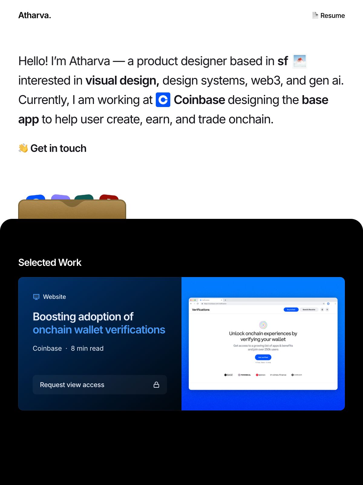 Atharva ux & product designer portfolio - creative portfolio