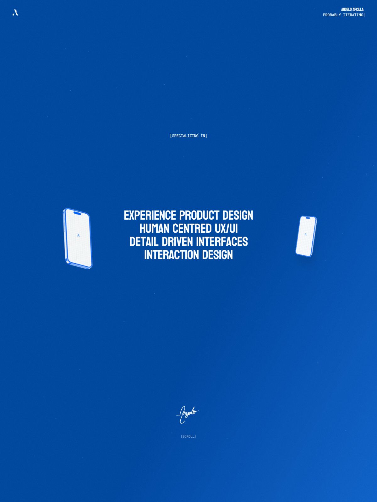 Angelo Arcilla ux & product designer portfolio - creative portfolio