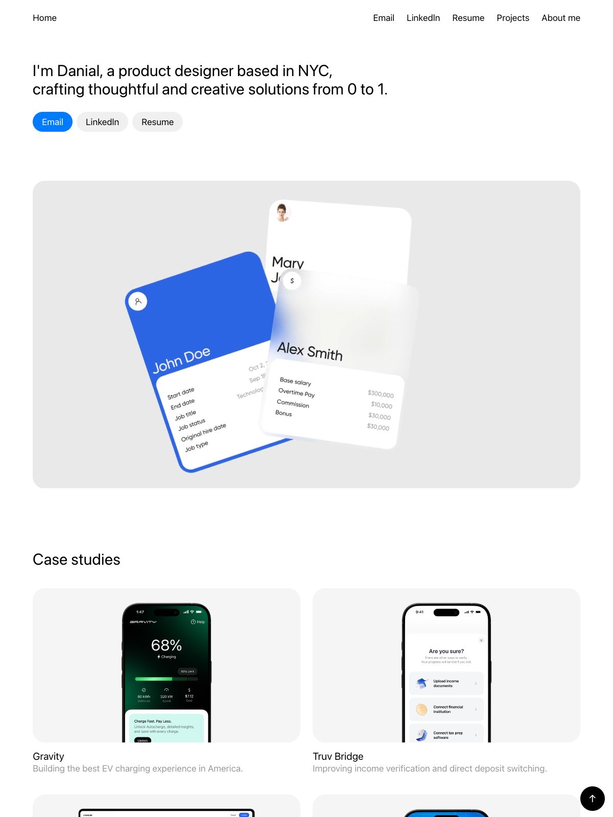 Danial Siddiki ux & product designer portfolio - creative portfolio