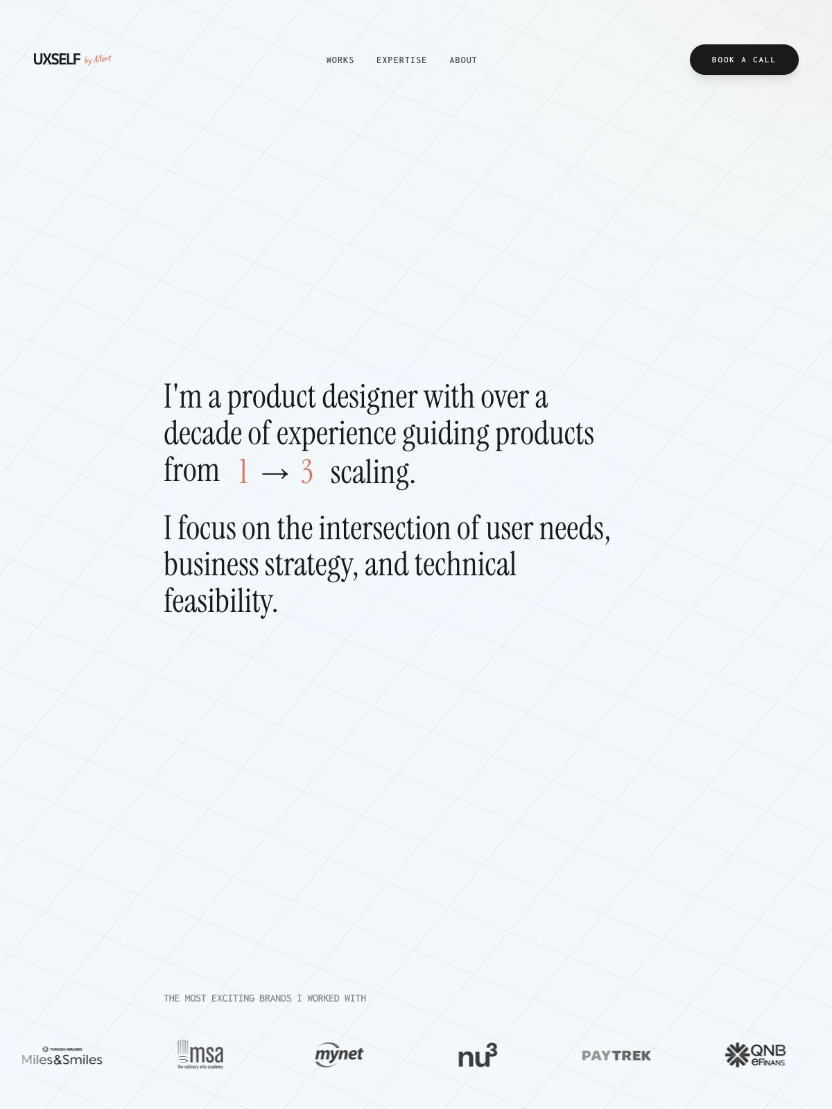 Mert ux & product designer portfolio - creative portfolio