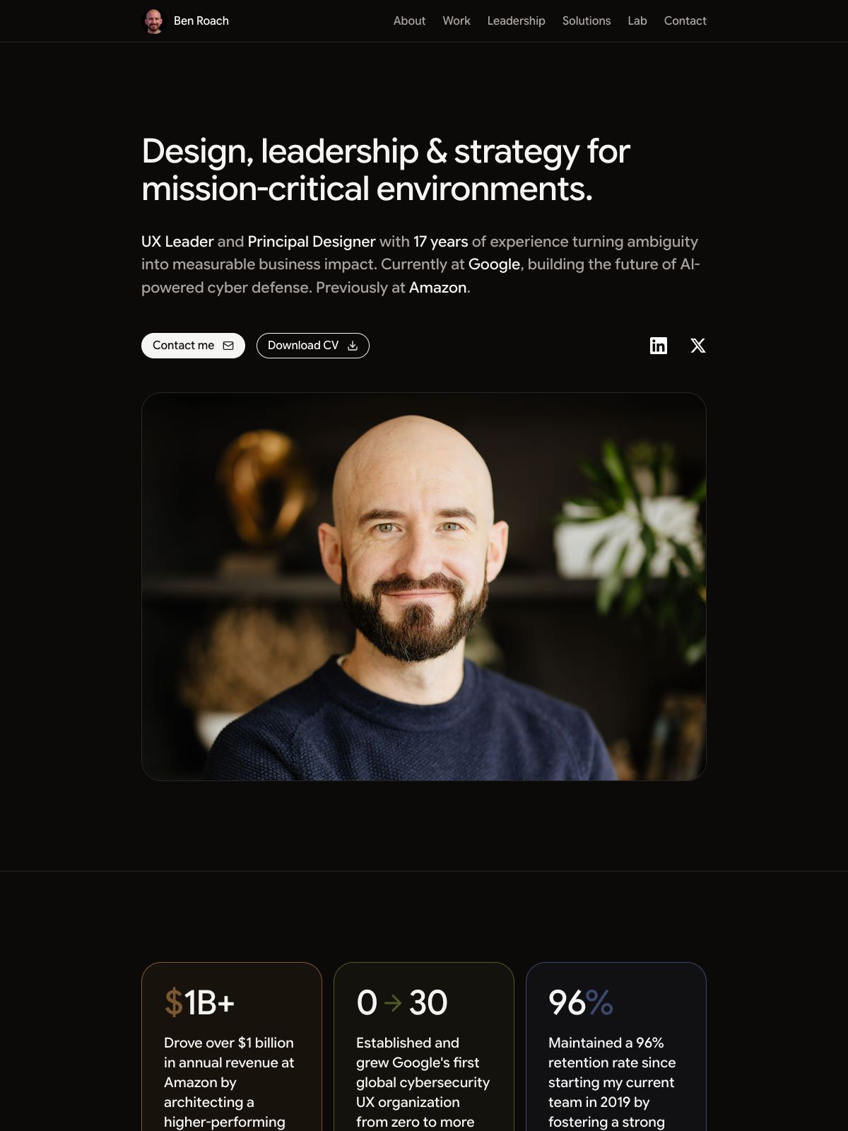 Ben Roach creative designer portfolio - creative portfolio