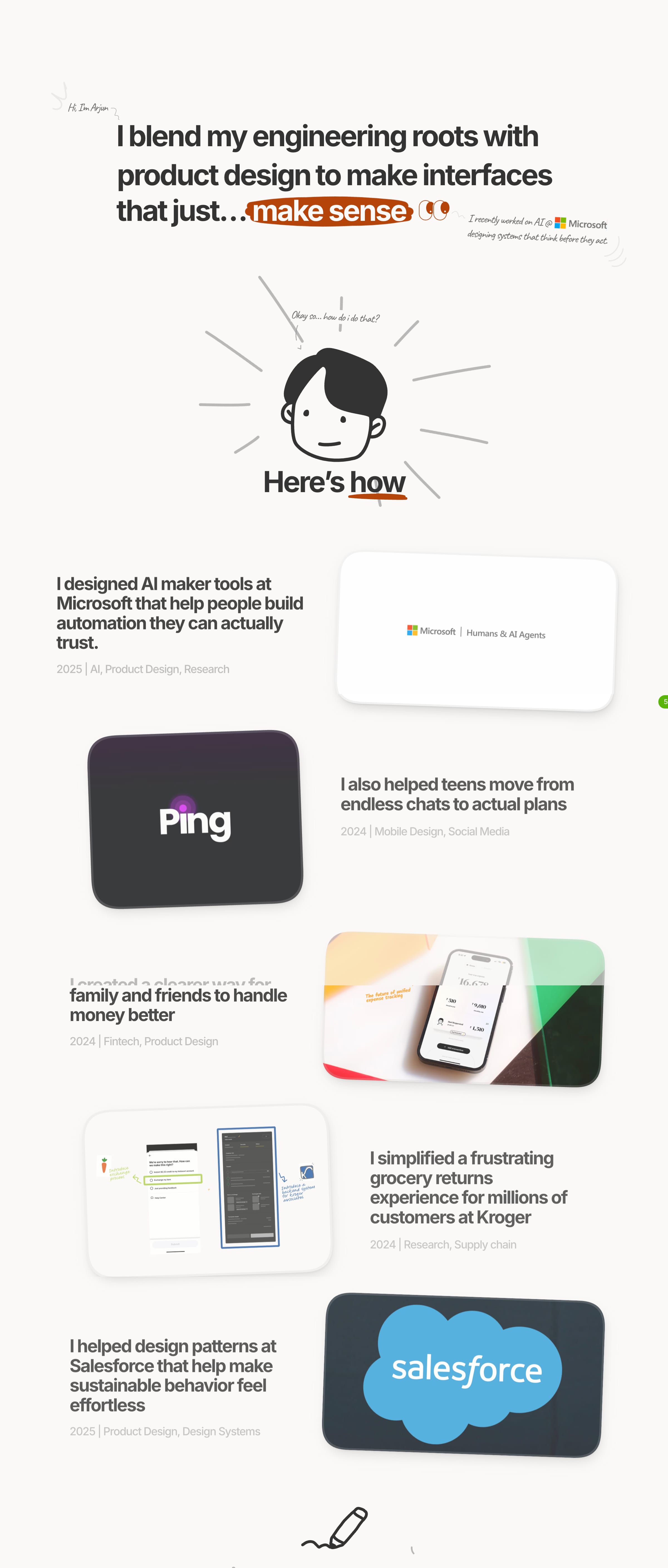 Arjun Raghavan ux & product designer portfolio - creative portfolio