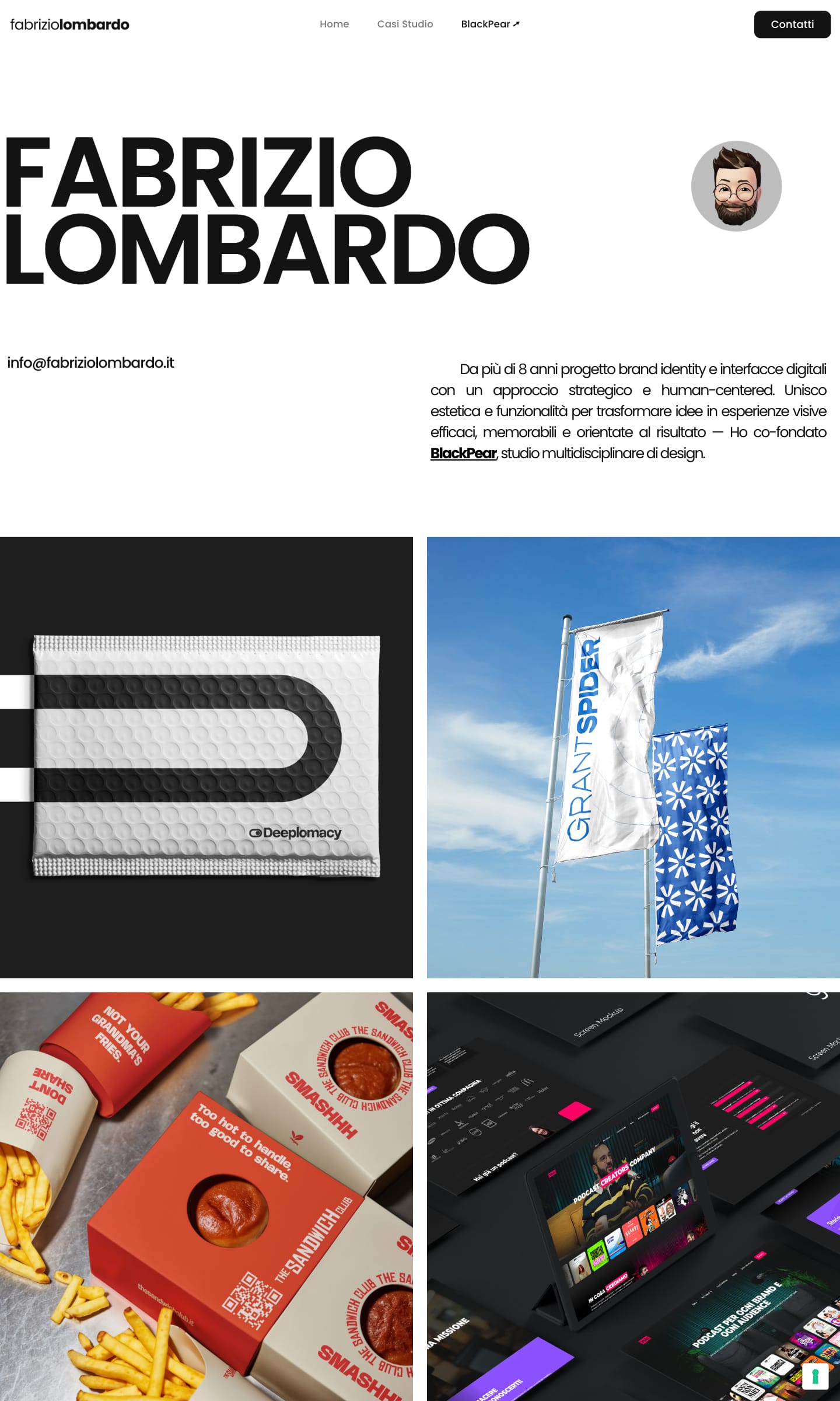 Fabrizio Lombardo creative designer portfolio - creative portfolio