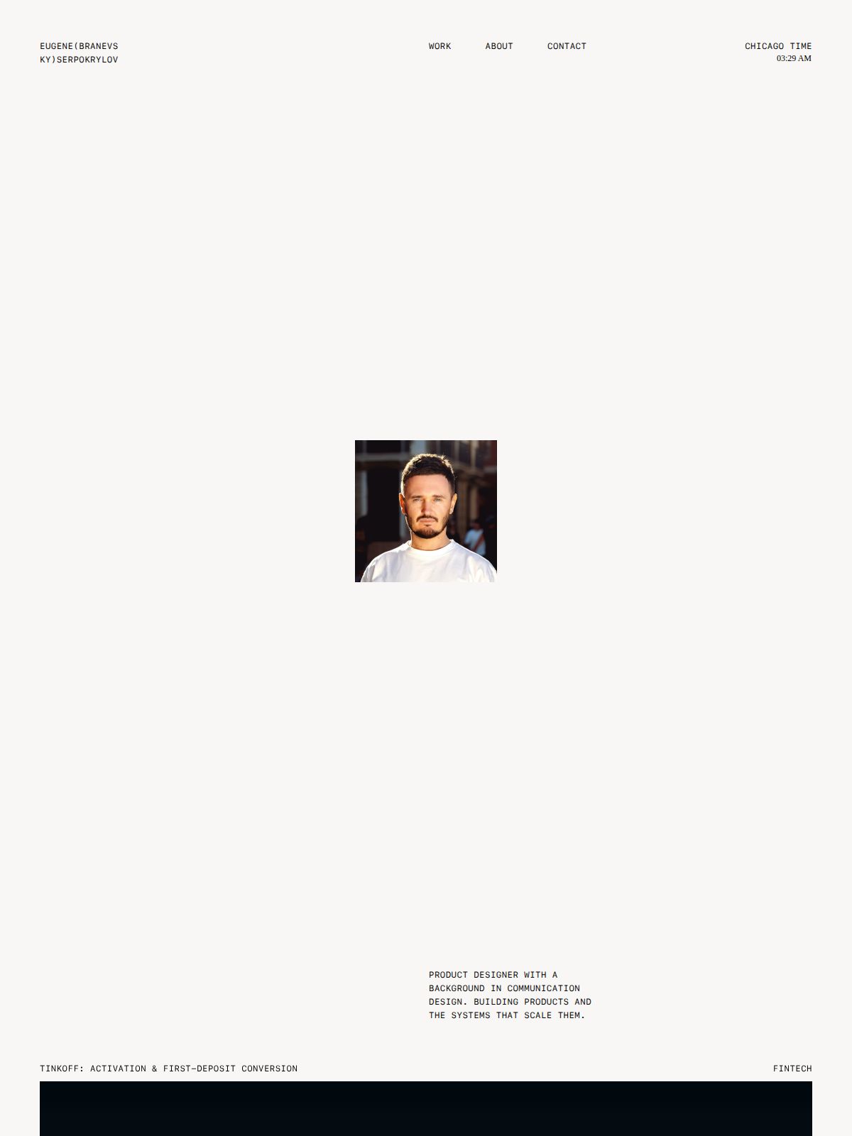 Eugene Serpokrylov ux & product designer portfolio - creative portfolio