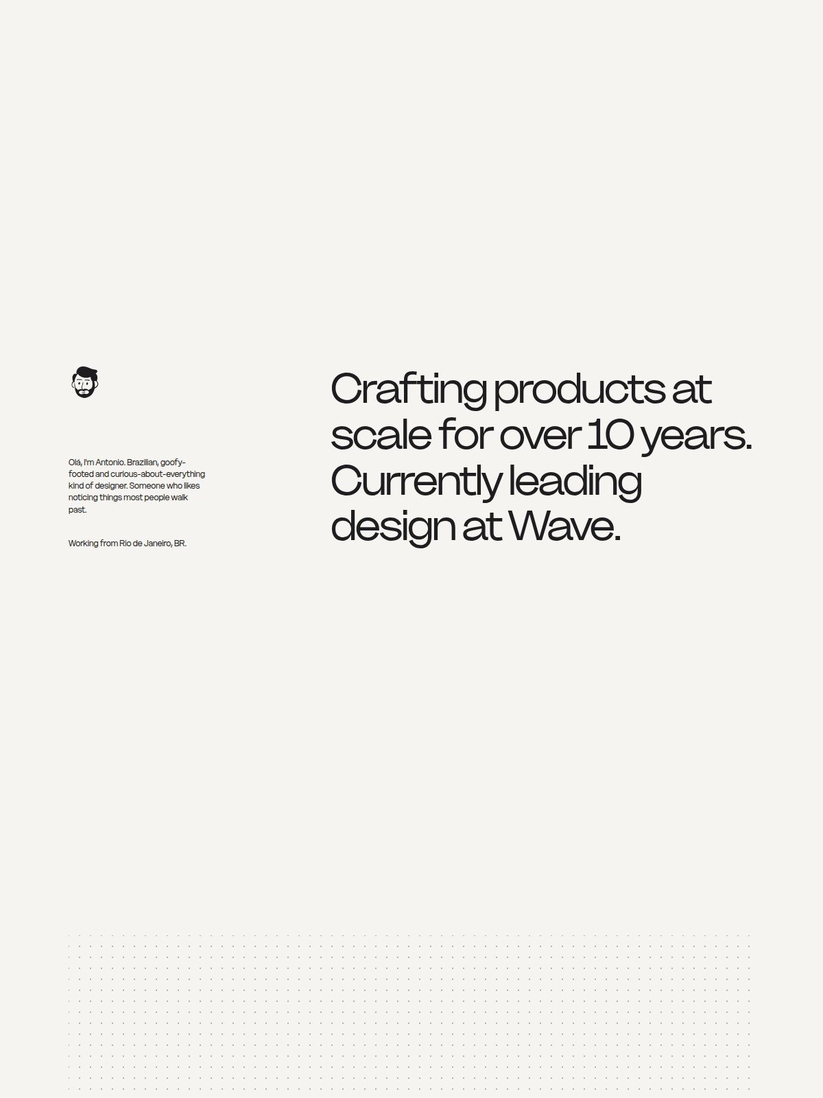 Antonio Pires ux & product designer portfolio - creative portfolio